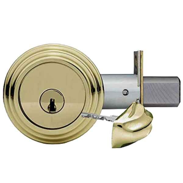 MEDECO:Residential BiLevel CAPTIVE  Deadbolt - 2-3/8" - Gold
